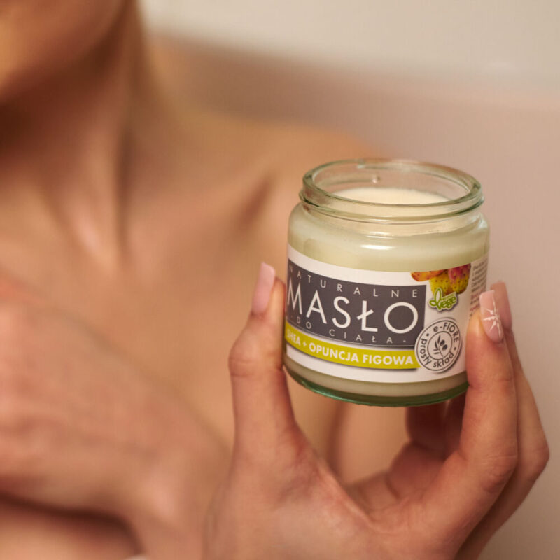 Masło do ciała 100% Naturalne Shea Butter z OPUNCJĄ FIGOWĄ 100% 120ml, E-FIORE - obrazek 3