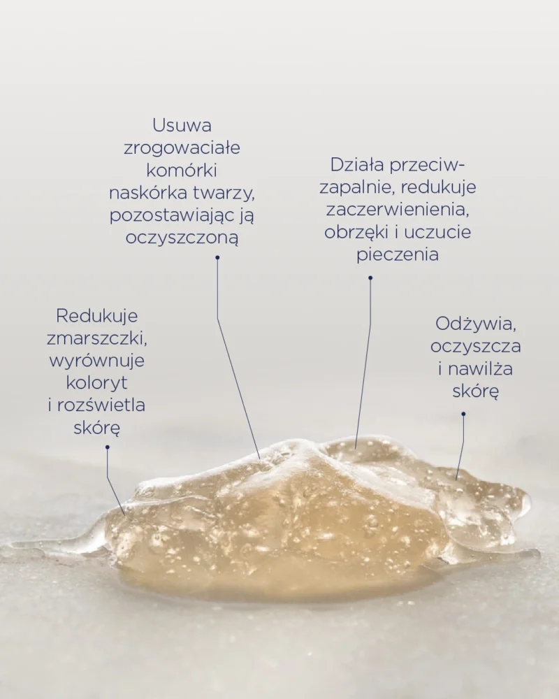 Delikatny peeling do twarzy o działaniu oczyszczającym i wygładzającym 100ml Sensum Mare - obrazek 2