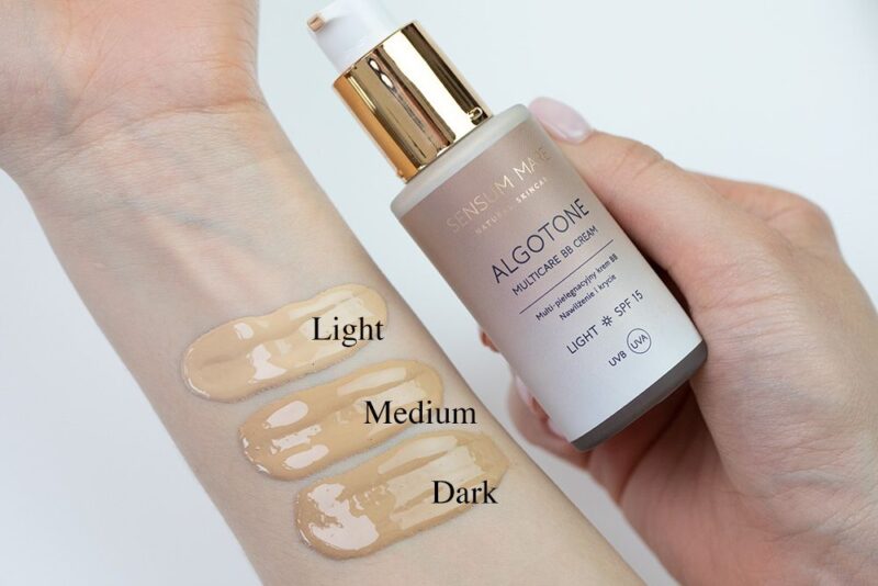 Multi-pielęgnacyjny krem BB (kolor LIGHT) 30 ml. Sensum Mare - obrazek 4