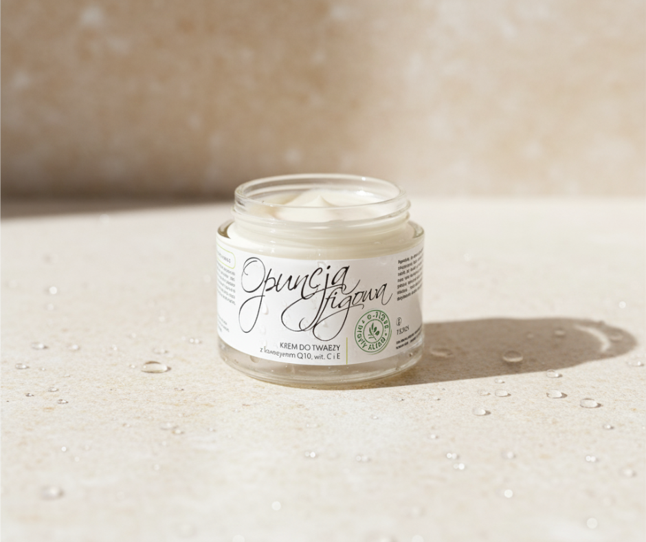 Krem z opuncją figową i koenzymem Q10 – naturalna regeneracja, jędrność i blask skóry 40+ - obrazek 2