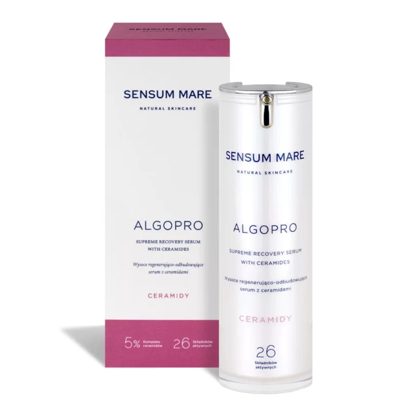ALGOPRO Wysoce regenerująco-odbudowujące serum z 5% kompleksem ceramidów - 26 składników aktywnych, 30ml(Sensummare)
