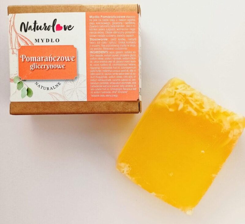 Mydło glicerynowe Pomarańczowe 100g, Naturolove - obrazek 2