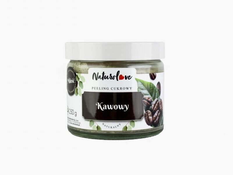 Cukrowy Peeling do ciała Kawowy 250g, Naturolove