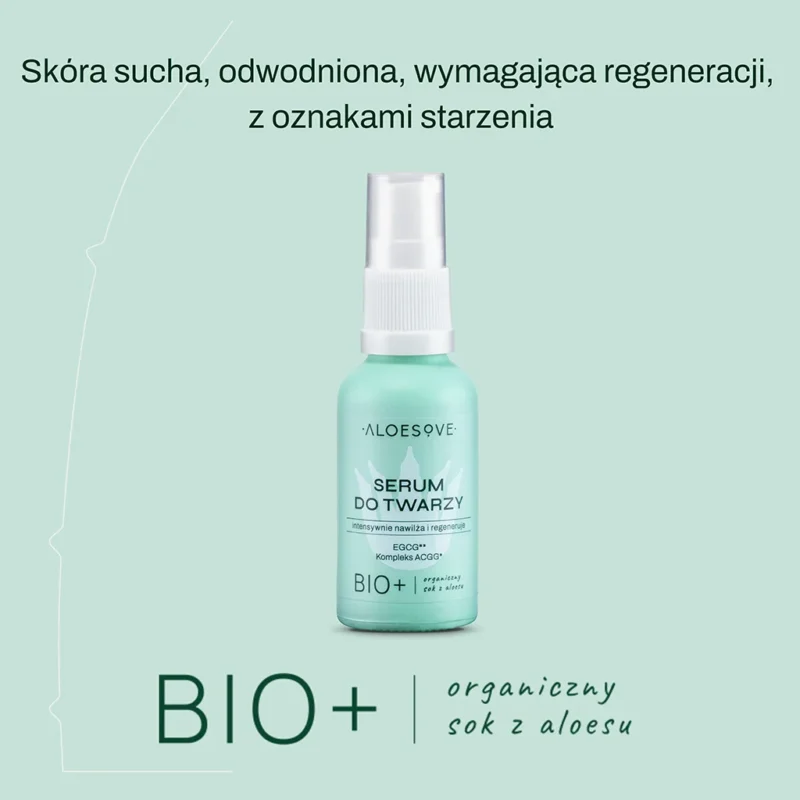 Serum do twarzy z organicznym sokiem z aloesu, Aloesove - obrazek 2