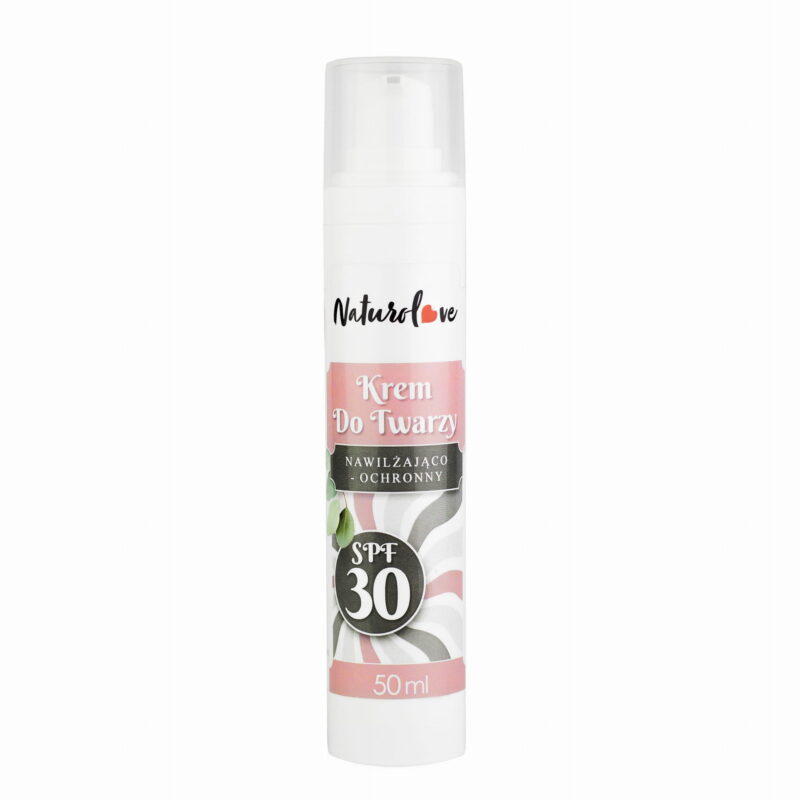 Krem do twarzy Nawilżająco - Ochronny z SPF 30, Naturolove