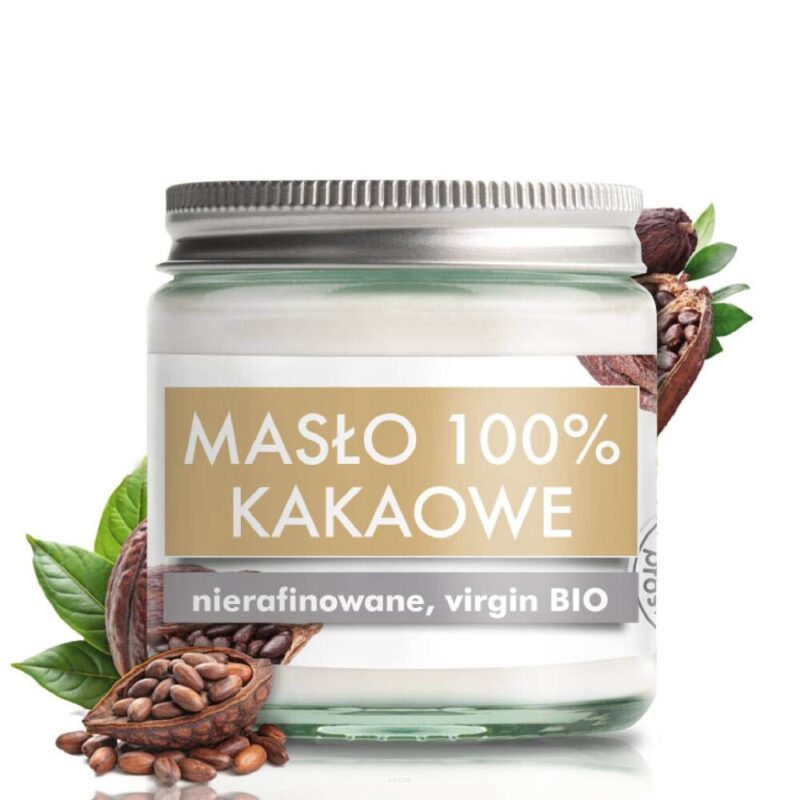 Masło Kakaowe Virgin Nierafinowane – Naturalna Pielęgnacja z Czekoladowym Aromatem (120 ml)
