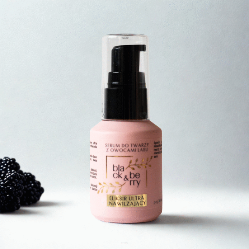 BLACK & BERRY serum ultranawilżające, dwufazowe, lekkie i poprawiające koloryt 30ml - obrazek 2