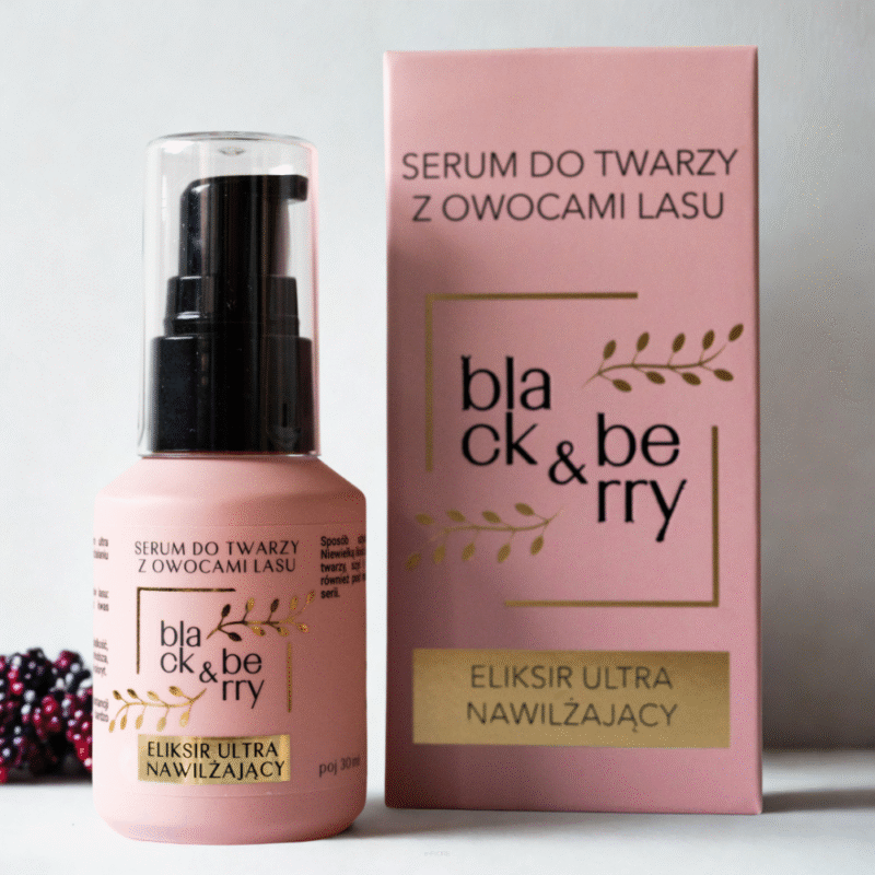 BLACK & BERRY serum ultranawilżające, dwufazowe, lekkie i poprawiające koloryt 30ml - obrazek 4