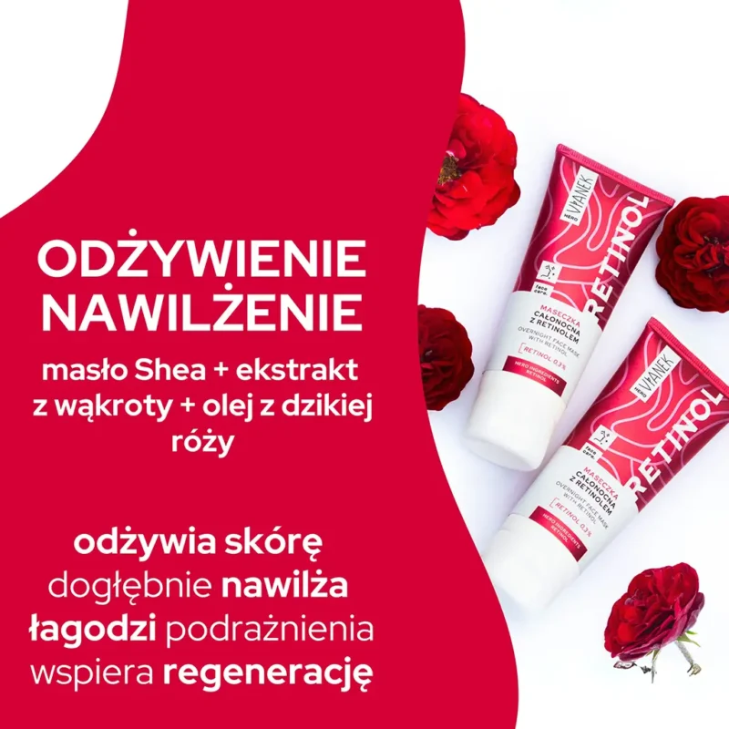 Maseczka całonocna z retinolem VIANEK HERO, 75ml - obrazek 5