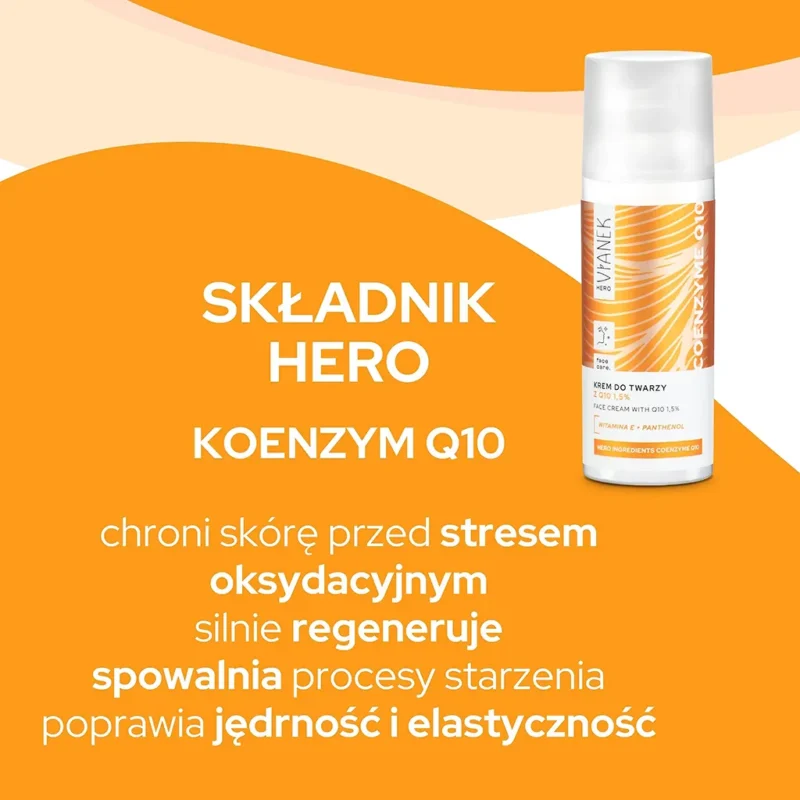 Krem do twarzy z koenzymem Q10 VIANEK HERO, 50ml - obrazek 3