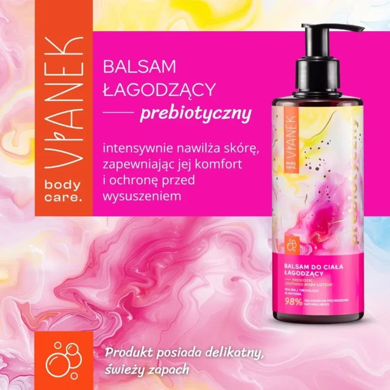 VIANEK Prebiotyczny Łagodzący balsam do ciała, 300ml - obrazek 2