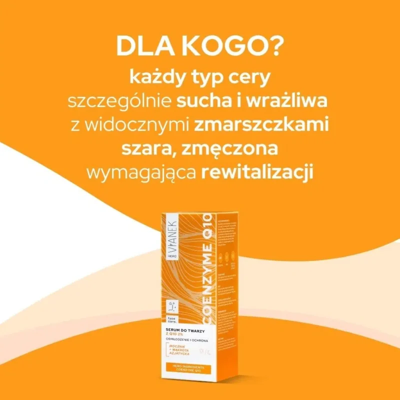 Serum do twarzy z koenzymem Q10 VIANEK HERO, 30ml - obrazek 2