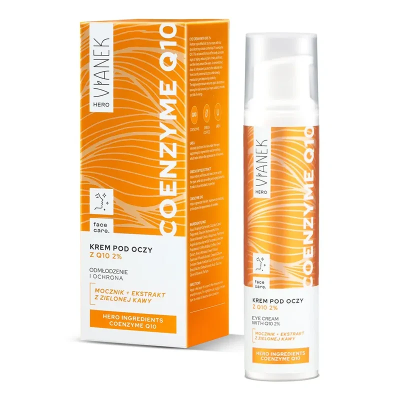 Krem pod oczy z koenzymem Q10 VIANEK HERO, 15ml
