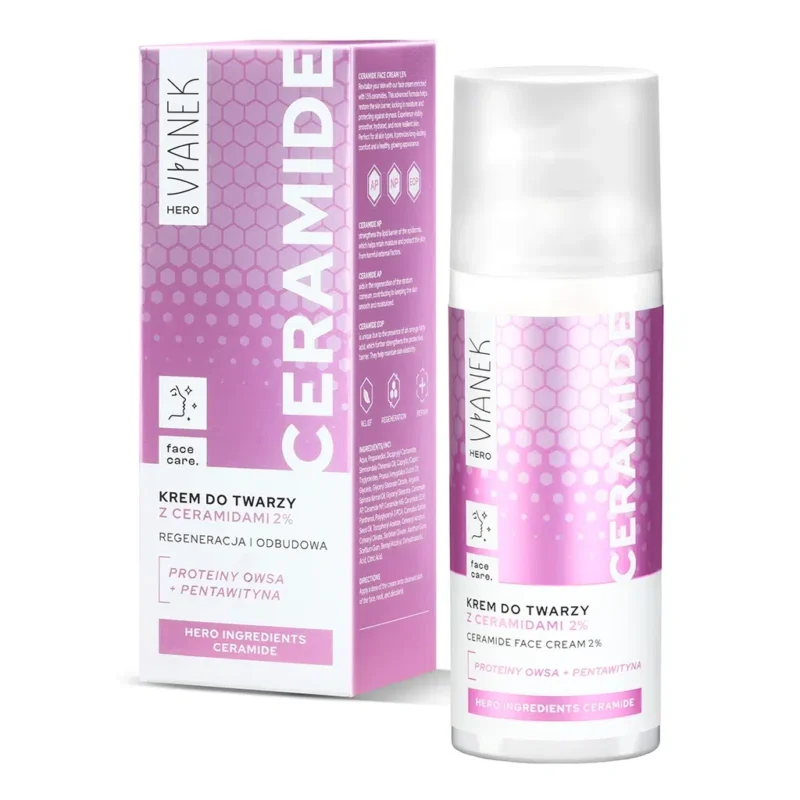 VIANEK HERO Krem do twarzy z ceramidami, 50ml