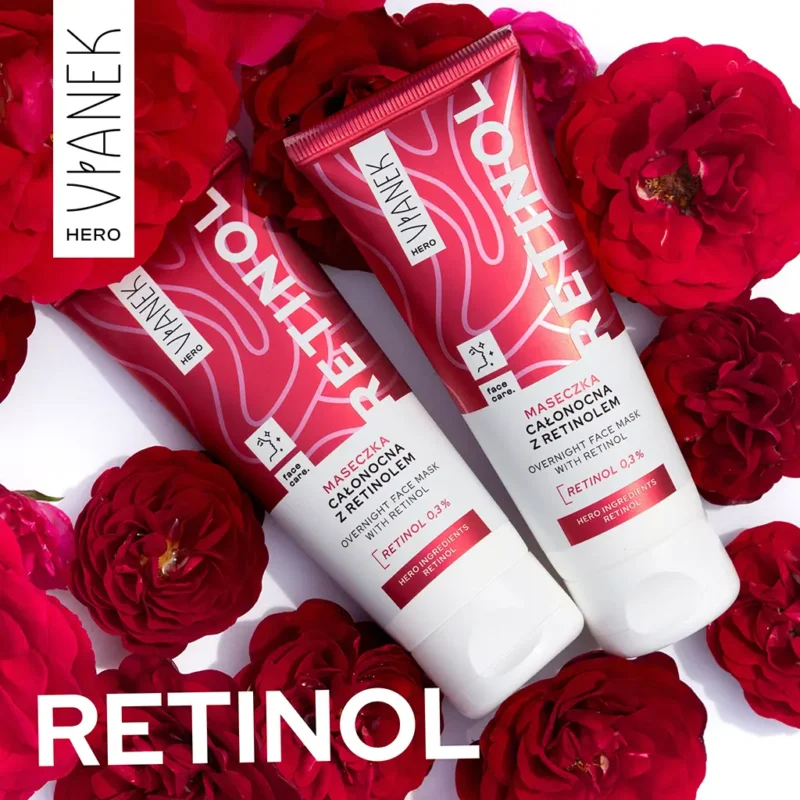 Maseczka całonocna z retinolem VIANEK HERO, 75ml - obrazek 3