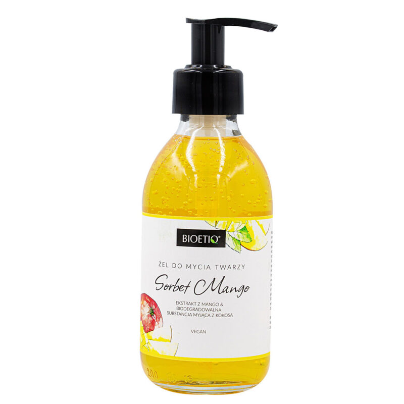 Żel do mycia twarzy Sorbet Mango, 200ml Bioetiq