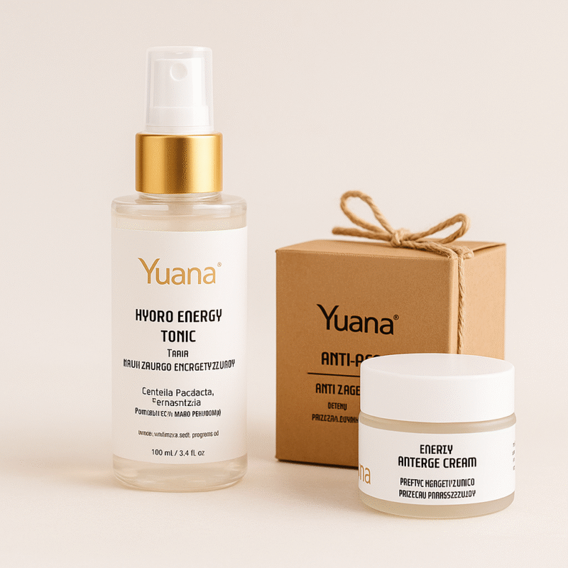 Skinminimalizm 2 kroki (DUO – dzień) – tonik nawilżająco-energetyzujący + krem Yuana