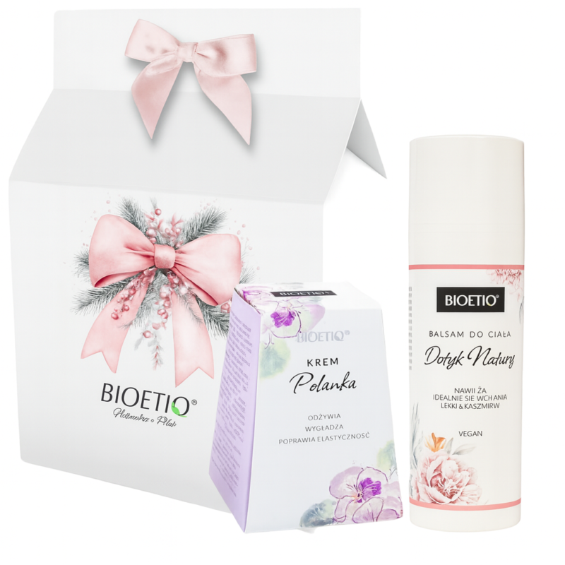 BIOETIQ Zestaw Prezentowy – Krem do twarzy & Balsam do ciała
