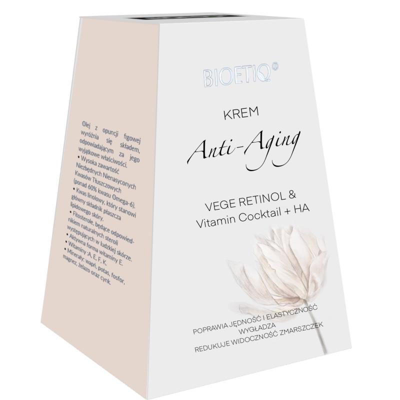 krem anti-aging z bakuchiolem vege retinol bioetiq