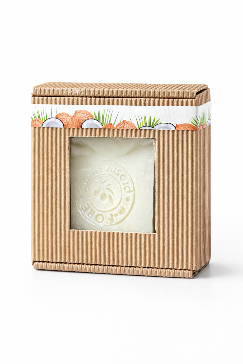 E-FIORE Naturalne Mydło Kokosowe z Cynkiem i Bawełną (100g)