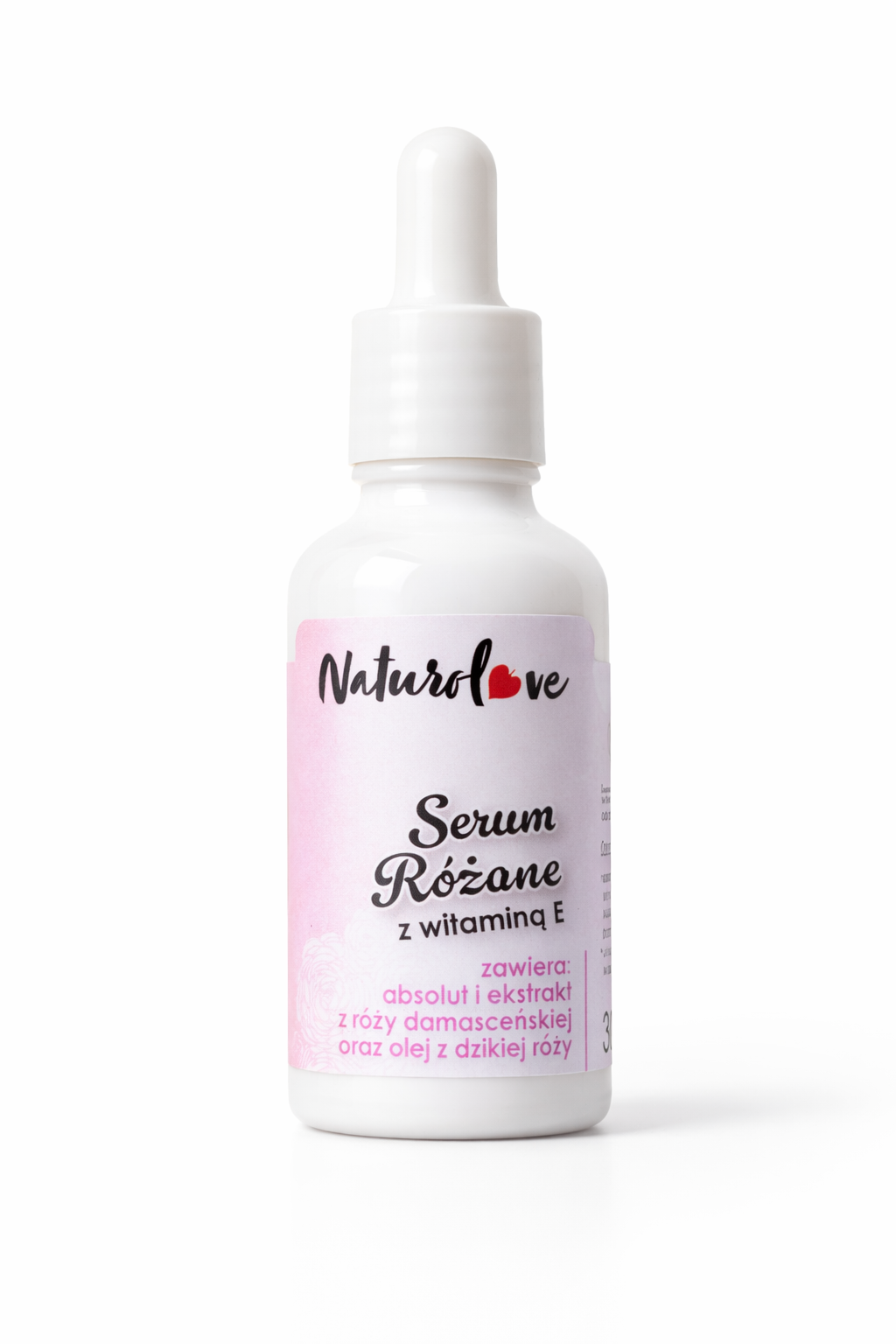 Naturolove Serum Różane z Witaminą E – Regeneracja i Blask 30ml