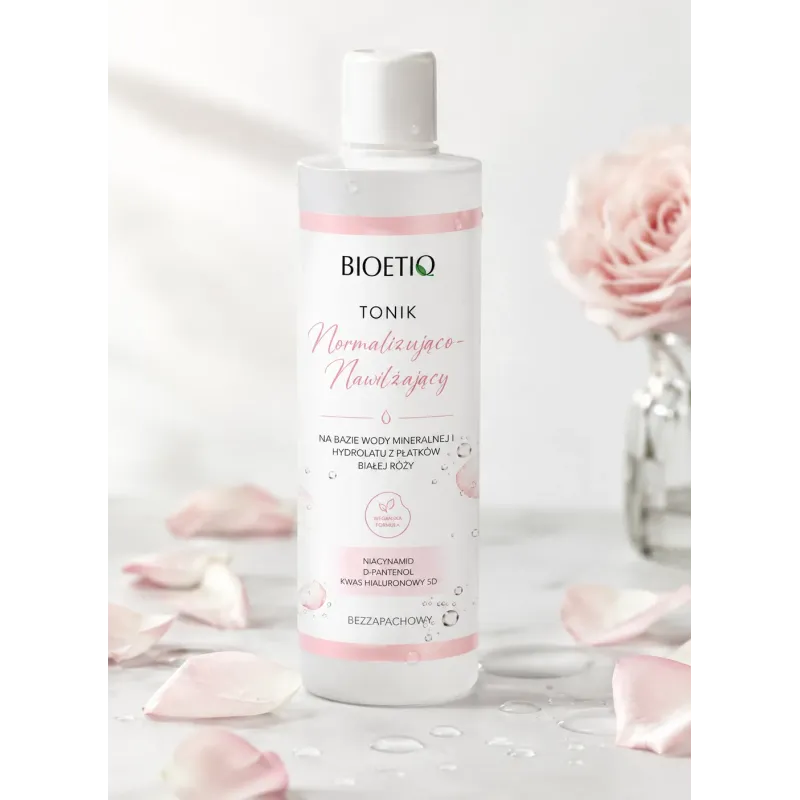 Bioetiq tonik normalizująco-nawilżający z hydrolatem z białej róży 150 ml