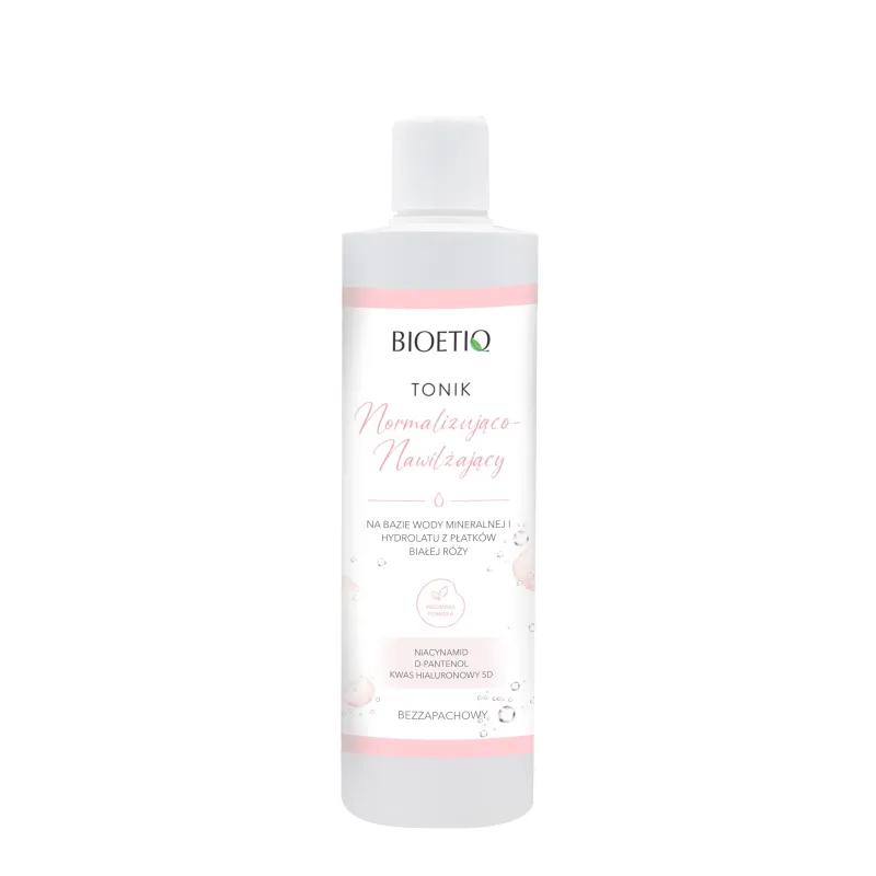 Bioetiq tonik normalizująco-nawilżający z hydrolatem z białej róży 150 ml